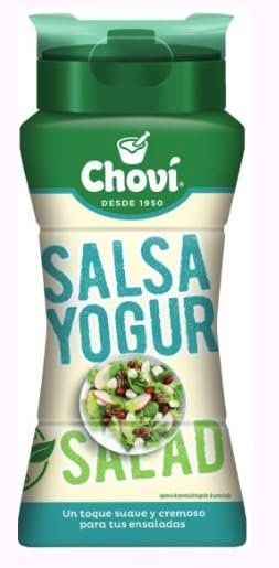 Chovi Salsa Yogurt per Insalate, Bottiglia da 250 ml, Fresca e Cremosa, Confezione da 3