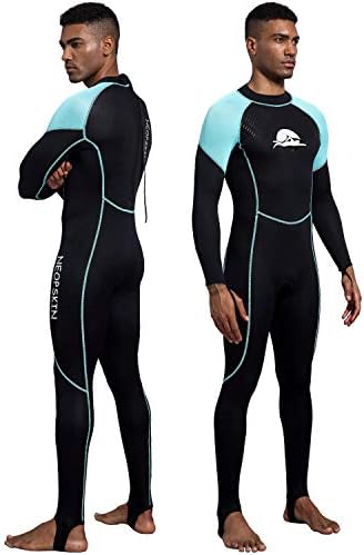 XUKER Wetsuit Men, 2mm Neoprene Long Sleeve Full Body Back Zip Wet Suit in Cold Water for Diving Surfing Snorkeling Kayaking Swimming Scuba Water Sports