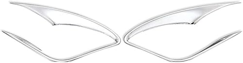 HIGH FLYING Para Mazda CX-5 CX5 2013 2014 2015 2016 ABS cromo Accesorios de coche delantero y trasero niebla luz lámpara párpado decoración cubierta