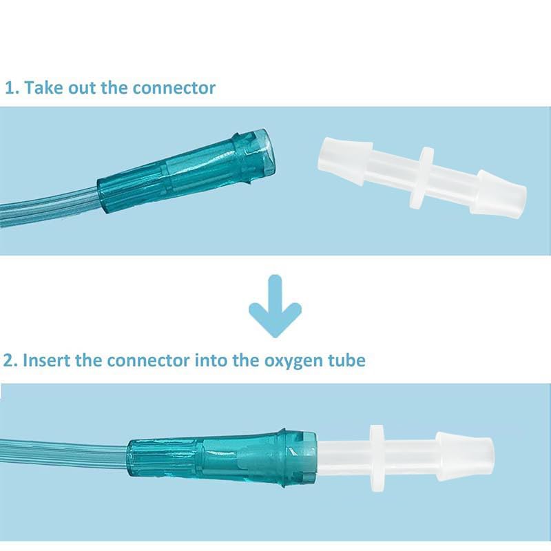 Oxygen Tubing Swivel Connectors - 10 Pack 360-Degree Rotatable Leak ...