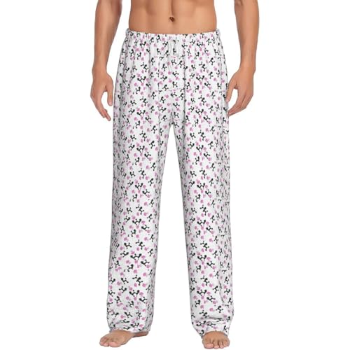 Pyjama homme rose respirant idéal pour des vacances d'été