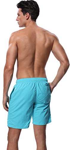 Men's Swim Trunks Quick Dry Slim fit Lightweight Beach Shorts with Pockets4