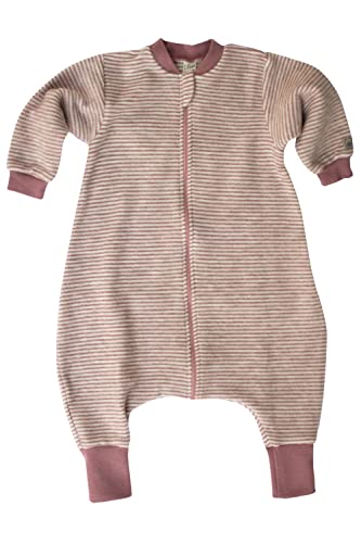 Gigoteuse à pieds Lilano en pure laine mérinos bio pour bébé