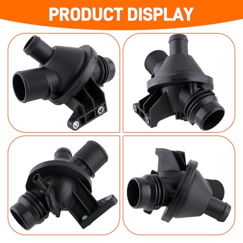 Engine Coolant Thermostat Housing Assembly with Temp Sensor for BMW 228i 320i 328i 428i 528i X1 X3 X4 X5 Z4 2.0L Replace 11538635689 11537633476 11537633477 11537588257 11538648791 by Topkidame - Used condition - Image 6