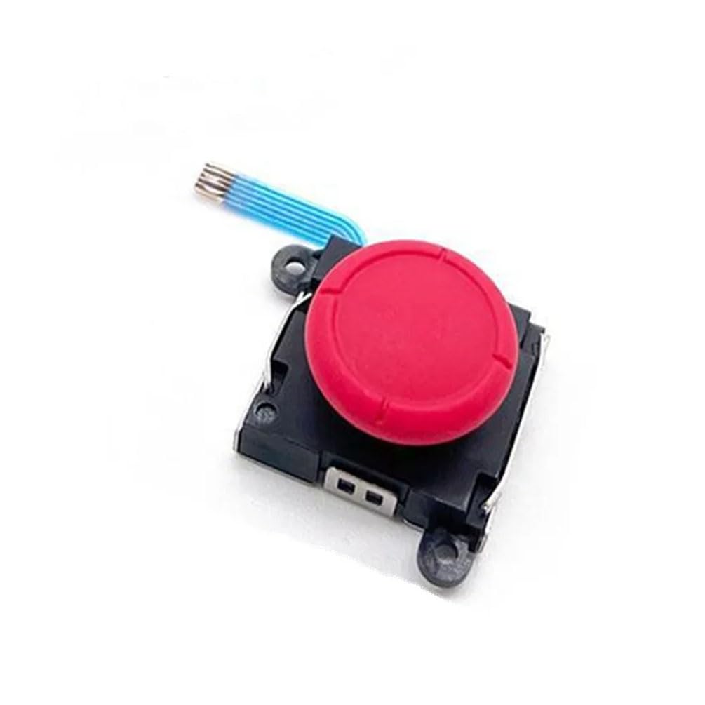 2PCS Replacement Analog Joystick ThumbStick for Nintendo Switch Lite Joy Pad Thumb Sticks Sensor for NS Lite OLED (Red)