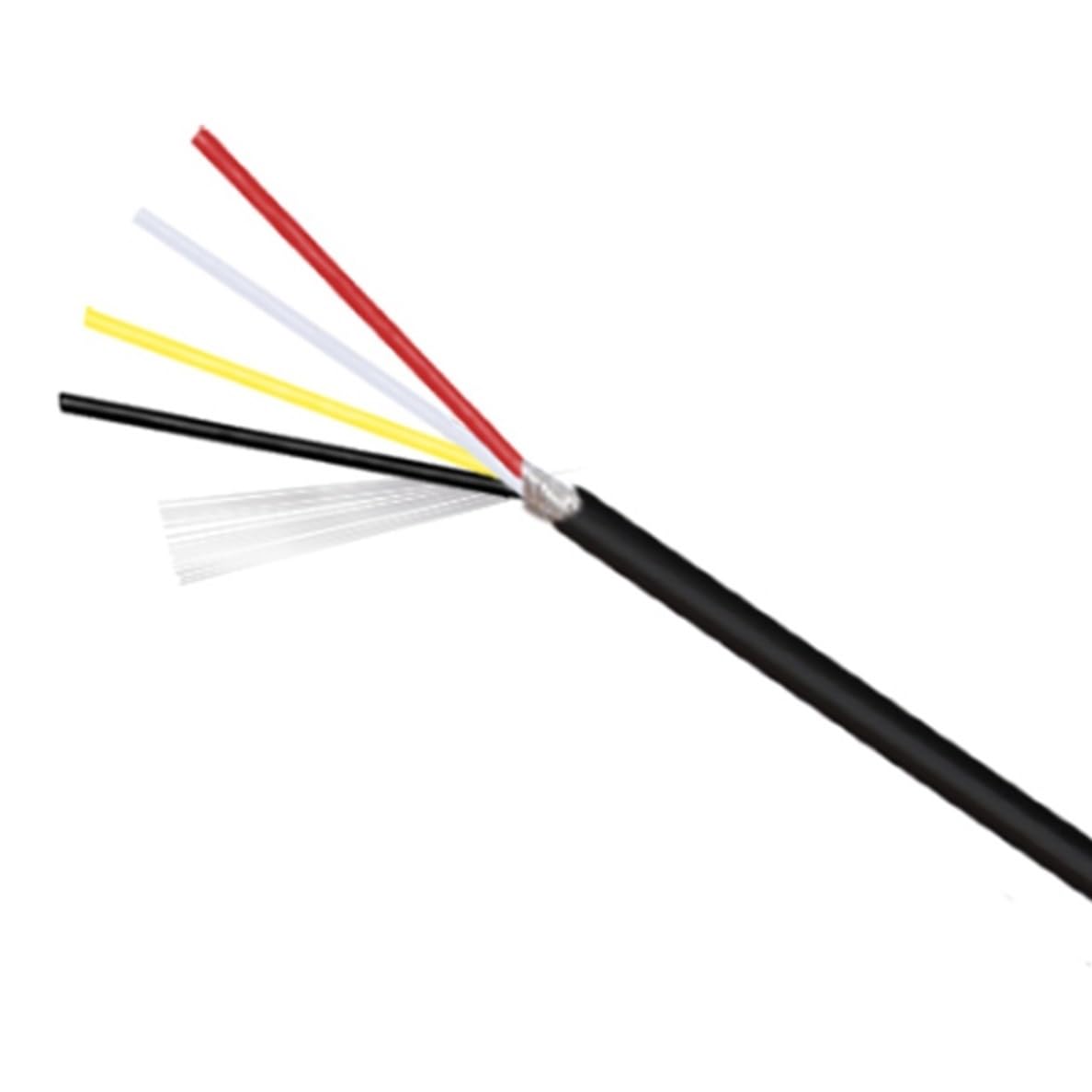 cavo schermato, Cavo schermato UL2547 300 V PVC rame privo di ossigeno 18-32 AWG 10 metri 2-7 conduttori(4Cores,20AWG 10meter)