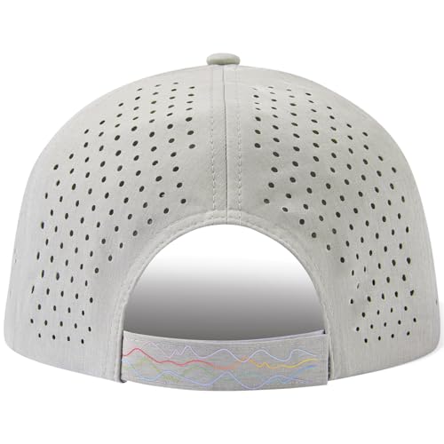 Image of UPF 50+ Performance Water Resistant Baseball Cap Lightweight Breathable Hat Golf Running Boat Hiking for Men Women