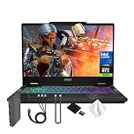 msi Cyborg 15.6" 144Hz FHD IPS Gaming Laptop, NVIDIA GeForce RTX 5060, Intel Core 7-240H, 64GB RAM, 5TB (4TB SSD&1TB Docking Station Set), Backlit Keyboard, HD Webcam, Wi-Fi 6E, Win 11 Pro, Black