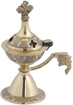 Incensario Griego Ortodoxo Cristiano (7702b)