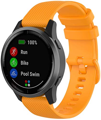 Pulseira de Substituição de Silicone Compatível com Garmin Vivoactive 3 Forerunner 645 Forerunner 24