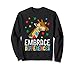 Embrace Differences Puzzle girafe pour enfants Sensibilisation à l'autisme Sweatshirt