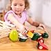 Melissa & Doug Cutting Food - Play Food Set With 25+ Hand-Painted Wooden Pieces, Knife, and Cutting Board