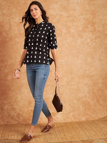 Image of Modeve Women Cotton Top for Summer