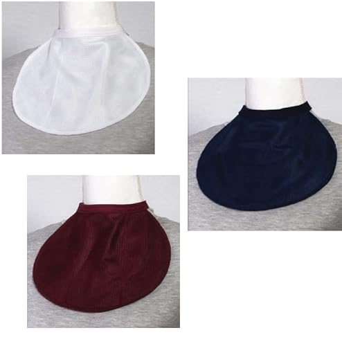 Breathable Laryngectomy & Tracheostomy Neck Stoma Guard Cover Color Variety Pack (3 Pcs) (Navy, Burgundy, White) #TOP2