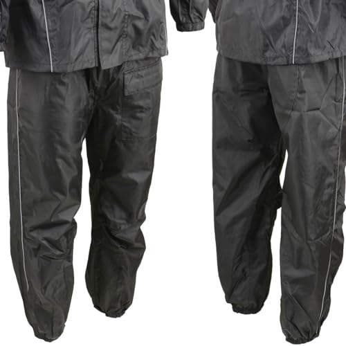 Image of Milwaukee Leather Men's Motorcycle Riding Water Resistant Rain Suit