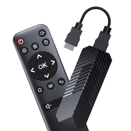 T3 Mini Android TV Stick T3mini Android 14 Stick, Android TV Box 4K con control remoto, 1 GB de RAM + 8 GB de ROM, WiFi de 2.4 G, H313 de 64 bits Quad Core ARM Cor-tex A53 Smart Sticks