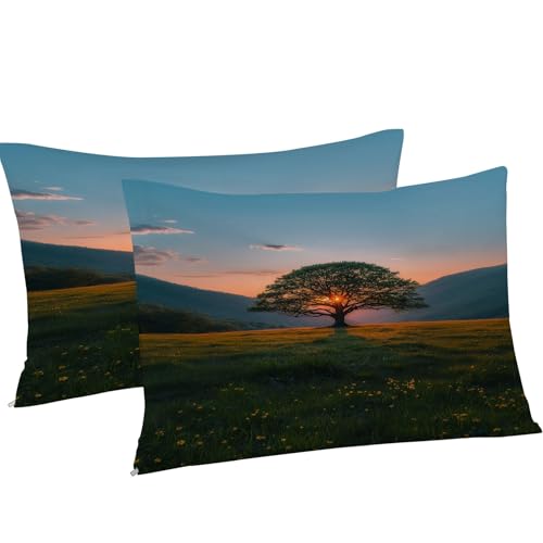 Ensemble de literie 3 pièces NuagesPrairies en microfibre douce lavable et infroissable - 5