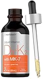 Horbäach Vitamin D3 K2 Liquid Drops | with MK7 | 2 Fl Oz | Vegetarian, Non-GMO, Gluten Free Supplement