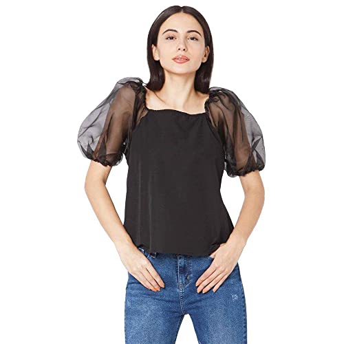 Image of Spykar Women's Cotton Solid Slim Fit Shirt
