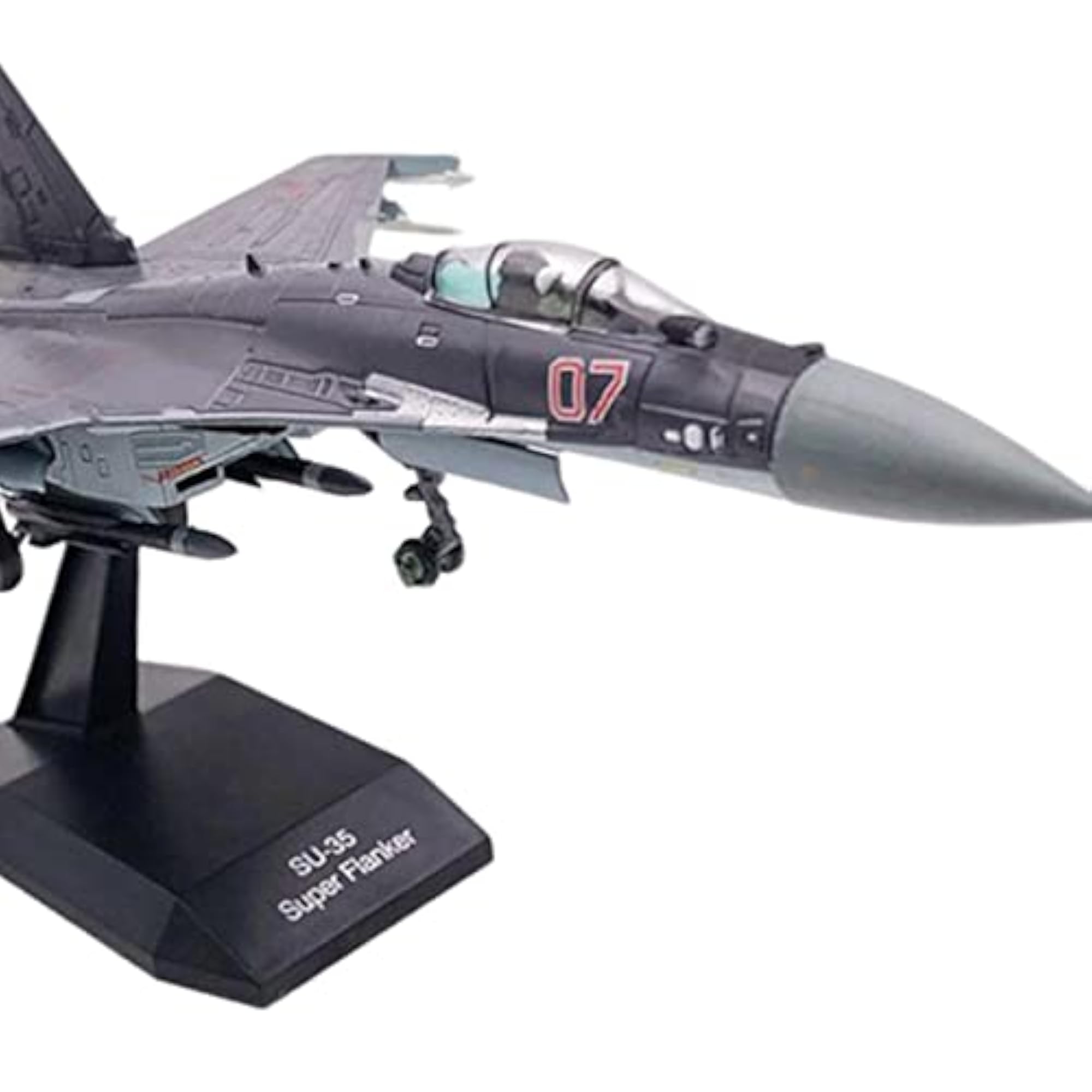 Diecast Russian SU35 Fighter Airplane Model Decor