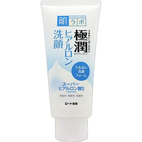Rohto Hada Labo Gokujyun Nettoyant visage Tube 100 g