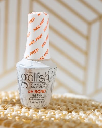 Gelish Mini pH Bond Nail Prep - pH Balancing Primer for Enhanced Gel Adhesion, Quick-Drying Formula, Nail Preparation for Long-Lasting Manicures, 0.3 oz.