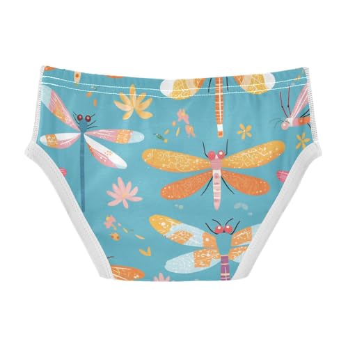 KLL Dragonfly Pattern Illustration Boys Toddler Pure Cotton Underwear Briefs Cute Children Undies2