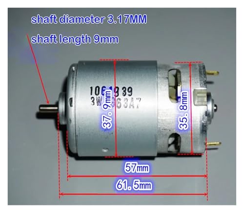 Motor eléctrico 12V para taladro sin cable miniatura 2