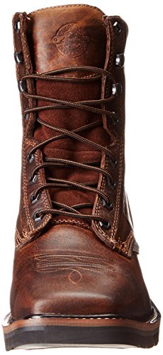 Justin Original Work Men's Stampede, Rugged Tan Steel Toe, 11 EE US2