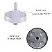 Upgraded Lifetime Appliance 4 x W10594481 Knob Compatible with Whirlpool Stove/Range