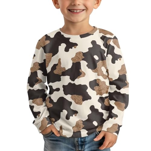 Image of Uourmeti Girls Graphic Tees Long Sleeve T Shirts for Teens Casual Tshirts Junior Sportswear Fall Tops