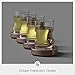 Rustic Wooden Tequila Flight Tray Set – Tasting Board with 4 Shot Glasses & Coasters, Cocktail Sampler for Parties, Home Bar, Men’s Gift, Pairing Kit