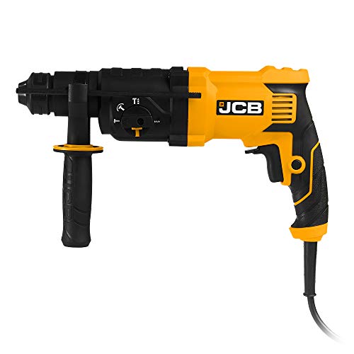 JCB Bohrhammer RH850 (850W, Schlagenergie 3,5 Joule, SDS-plus, Bohren, Hammerbohren, Schlagbohren, Meißeln, Koffer… – Bild 3