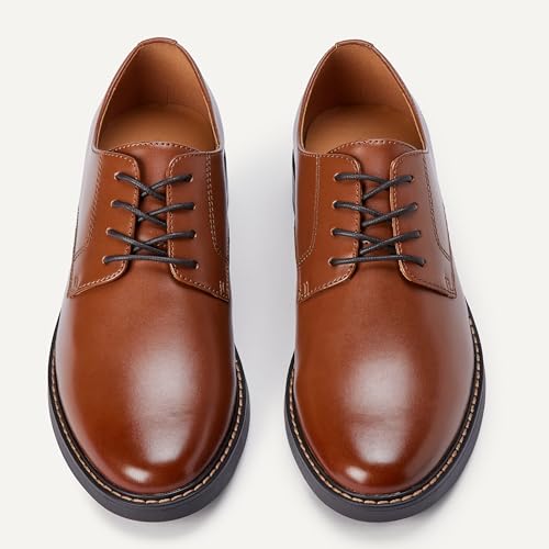 Image of Amazon Essentials Men's Round Toe Derby Dress Shoes