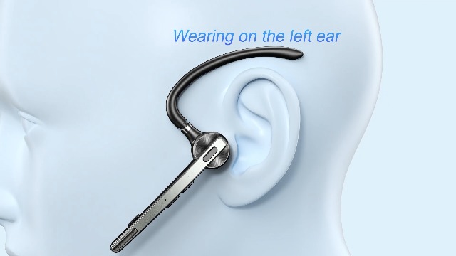 New bee Bluetooth headset V5.0 draadloze headset Bluetooth handsfree bellen in het oor met Clear Voice Capture technologie Bluetooth in-ear headset voor iPhone Samsung Huawei HTC, Sony, enz