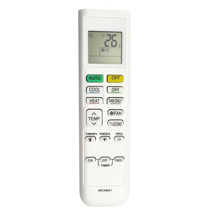 Amazon.co.jp: エアコン用リモコン ARC480A1 for ダイキン