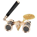 BOSTRON 双眼鏡 ライブ用 3Xコンパクト 超軽量 オペラグラス 倍率調整可能 超クリア 折りたたみ可能 ハンドル付き 手の平サイズ バードウォッチング/美術鑑賞/スポーツ観戦用/コンサート用/野鳥観察/卒業コンサート/子供の日の贈り物/クリスマスプレゼント/日本語取扱説明書 巾着袋付き