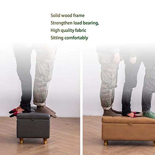 Repose-pieds de rangement pour optimiser l'espace des petits salons