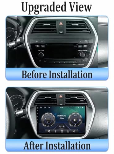 Pantalla Carplay coche Suzuki SX4 2006-2013 con Mirror Link, radio Bluetooth 4 núcleos 2G+32G 2