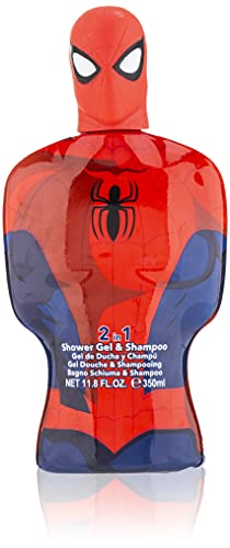 Spiderman 2 en 1 Gel de ducha y champú – Figura 2D Spiderman,...