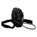 Pepe Jeans Allblack Bolso de Mano con Bandolera Negro 19x13x4,5 cms Poliéster
