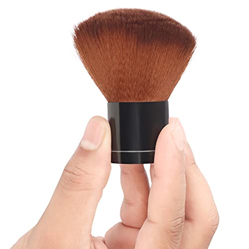 Kurtzy Kabuki Pinsel für Make-Up und Grundierung Synthetischer Pinsel für Flüssigpuder