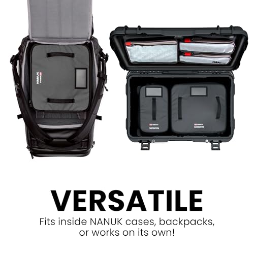 Image of NANUK N-Cubik 17M Camera Bag Insert - Medium Water-Resistant Cube - Shockproof Protective Camera Insert for Backpack - Perfect for Tech Gear & Accessories (11.4 inch x 13.3 inch x 6.6 inch)