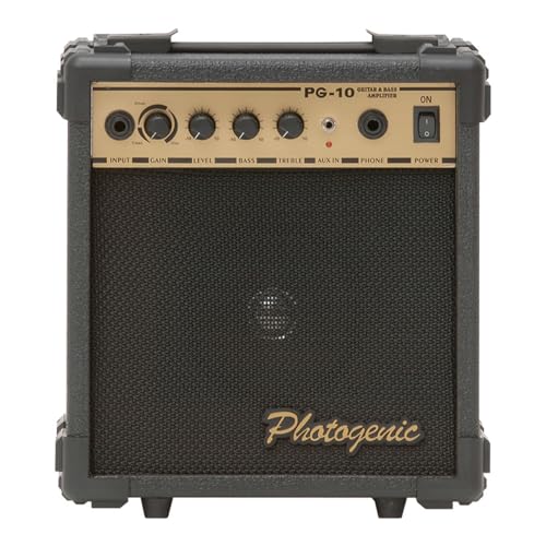 PhotoGenic フォトジェニック ギターベース兼用アンプ オーバードライブ機能付き PG10