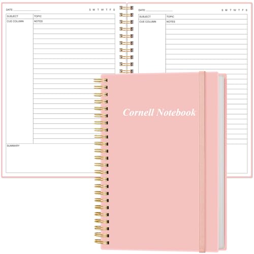 Carnet ligné A5 Yaridar rose pour ne plus perdre le fil de vos notes