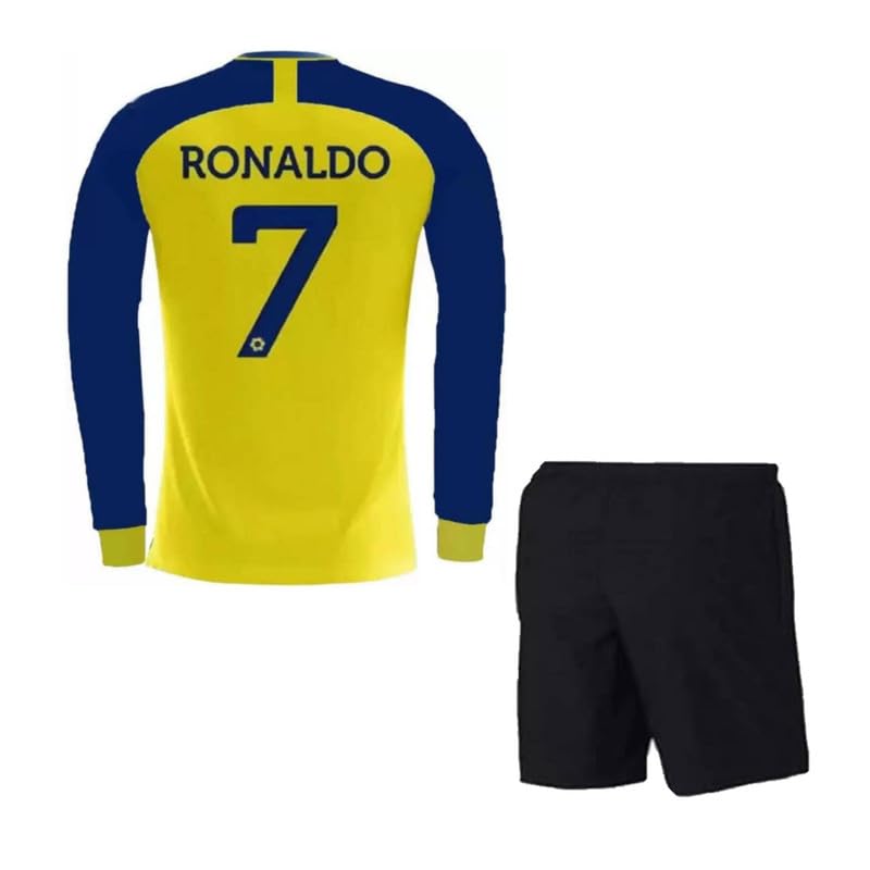 Image of Ronaldo 7 Jersey with Shorts for (Kids,Boys & Men)