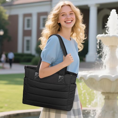 Bolso Tote acolchado grande para mujer GASSDA miniatura 2