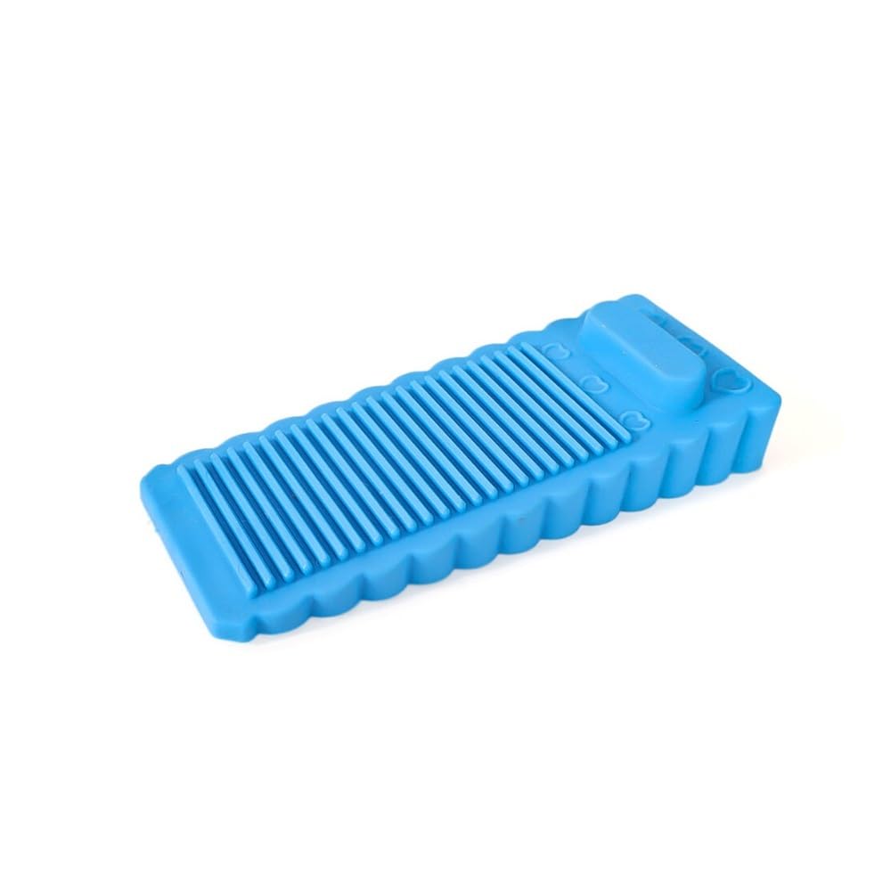 Silicone Door Stopper Reusable Shock Absorbent Block Wedge Doorstops Door Handle Stopper Home Office Door Anti-Collision Stopper(2Blue)