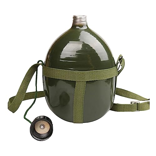 Youany Feldflasche Wasserflasche Trinkflasche Trinkbecher, Militär Sport Überlebenswasserflasche Großem Fassungsvermögen, Kantinenkessel, Für Outdoor-Campingreisen