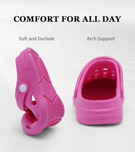 Image of Kids Girls Boys Clogs Garden Shoes Toddler Slip on Sandals Children Water Shower Beach Pool Slippers